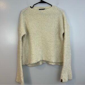 Holebrook Sweden Baby Alpaca/Wool Cream Pullover Sweater Size M